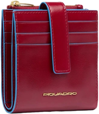 Чехол для кредитных карт Piquadro Blue Square PP6843B2R/R красный натур.кожа