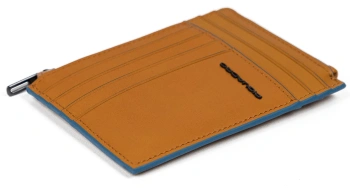 Чехол для кредитных карт Piquadro Blue Square PU1243B2R/G шафрановый натур.кожа
