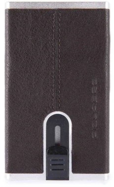 Чехол для кредитных карт Piquadro Black Square PP4825B3R/TM коричневый натур.кожа