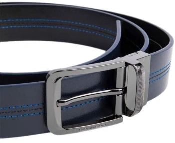 Ремень мужской Piquadro Blue Square CU6742B2/BLUN 125х3.5см синий/черный натур.кожа