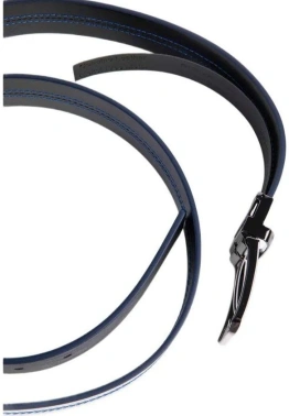 Ремень мужской Piquadro Blue Square CU6742B2/BLUN 125х3.5см синий/черный натур.кожа