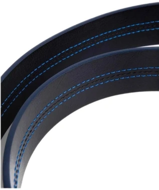 Ремень мужской Piquadro Blue Square CU6742B2/BLUN 125х3.5см синий/черный натур.кожа