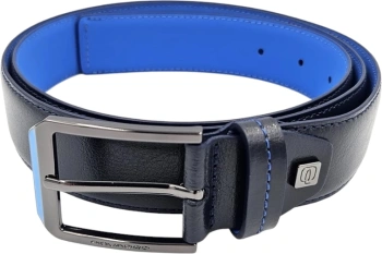 Ремень мужской Piquadro Blue Square CU6743B2/BLU2 регулир. 125х3.5см синий натур.кожа