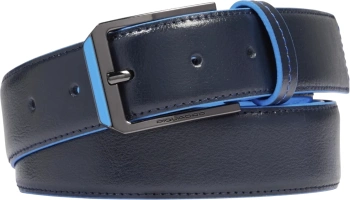 Ремень мужской Piquadro Blue Square CU6743B2/BLU2 регулир. 125х3.5см синий натур.кожа