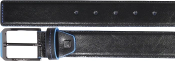 Ремень мужской Piquadro Blue Square CU6743B2/N регулир. 125х3.5см черный натур.кожа