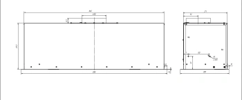 Вытяжка встраиваемая Elikor Cube 90П-1000-Э4Д