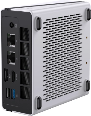 ПК Мини Chuwi UBox Ryzen 5 6600H (3.3) 16Gb SSD256Gb 660M без ОС 2x2.5GbitEth WiFi BT 90W белый/черный