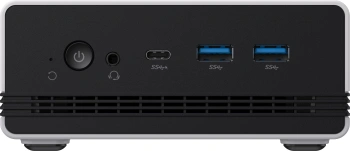 ПК Мини Chuwi UBox Ryzen 5 6600H (3.3) 16Gb SSD256Gb 660M без ОС 2x2.5GbitEth WiFi BT 90W белый/черный