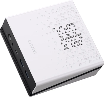 ПК Мини Chuwi UBox Ryzen 5 6600H (3.3) 16Gb SSD256Gb 660M без ОС 2x2.5GbitEth WiFi BT 90W белый/черный