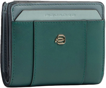 Кошелек женский Piquadro Circle PD6660W92R/OTAV бирюзовый/голубой натур.кожа