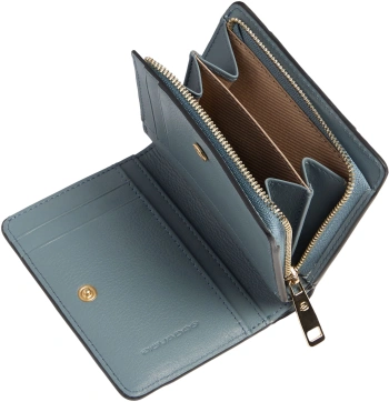 Кошелек женский Piquadro Circle PD6660W92R/OTAV бирюзовый/голубой натур.кожа