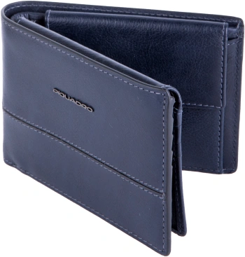 Кошелек мужской Piquadro Philip PU1392W136R/BLU синий натур.кожа