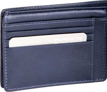 Кошелек мужской Piquadro Philip PU1392W136R/BLU синий натур.кожа