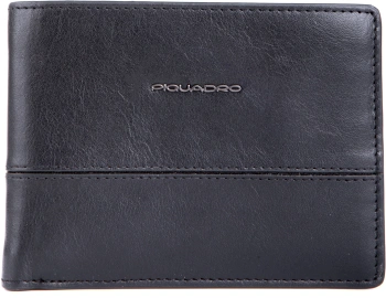 Кошелек мужской Piquadro Philip PU257W136R/N черный натур.кожа