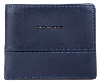 Кошелек мужской Piquadro Philip PU4188W136R/BLU синий натур.кожа