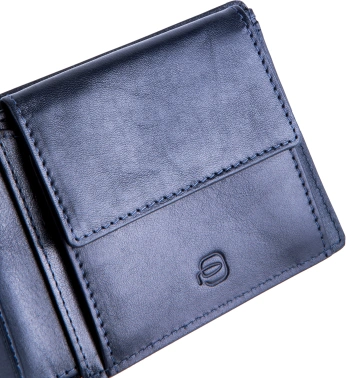 Кошелек мужской Piquadro Philip PU4188W136R/BLU синий натур.кожа