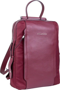 Рюкзак женский Piquadro Lyra CA4576W92T/BO бургунди ткань/натур.кожа