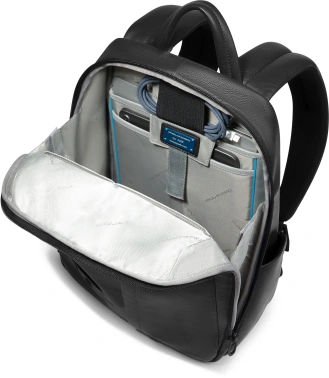 Рюкзак мужской Piquadro Russel CA6765W137/N черный кожа