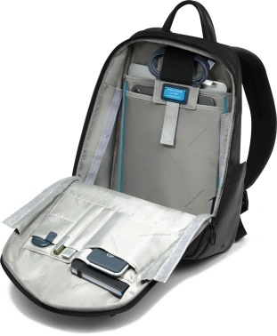 Рюкзак мужской Piquadro Russel CA6765W137/N черный кожа