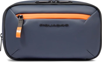 Косметичка Piquadro Corner 2.0 BY6380C2OW/BLU синий полиуретан/полиэстер