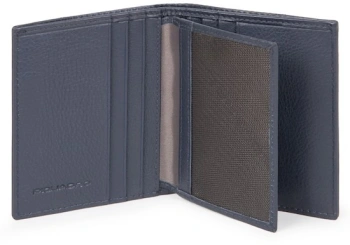 Чехол для кредитных карт Piquadro PP1518P16/CHEVBLU синий ткань/натур.кожа