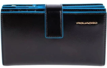 Кошелек женский Piquadro Blue Square PD1353B2R/N черный