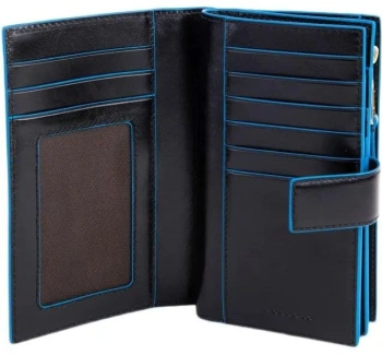 Кошелек женский Piquadro Blue Square PD1353B2R/N черный