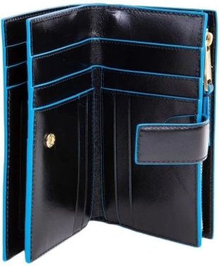 Кошелек женский Piquadro Blue Square PD1353B2R/N черный