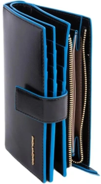 Кошелек женский Piquadro Blue Square PD1353B2R/N черный