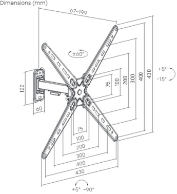 Кронштейн для телевизора Ultramounts UM966