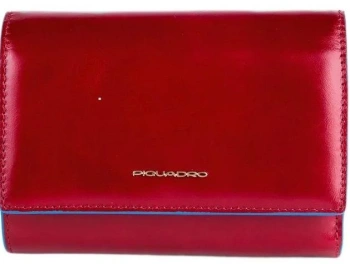 Кошелек женский Piquadro Blue Square PD6471B2R/R красный натур.кожа