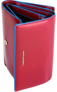 Кошелек женский Piquadro Blue Square PD6471B2R/R красный натур.кожа