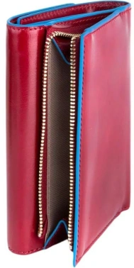 Кошелек женский Piquadro Blue Square PD6471B2R/R красный натур.кожа