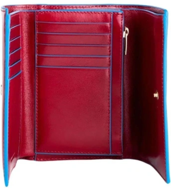 Кошелек женский Piquadro Blue Square PD6471B2R/R красный натур.кожа
