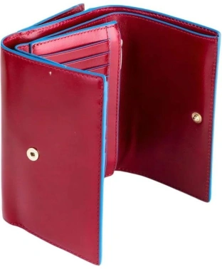 Кошелек женский Piquadro Blue Square PD6471B2R/R красный натур.кожа
