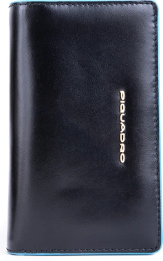 Кошелек женский Piquadro Blue Square PD6661B2R/N черный натур.кожа