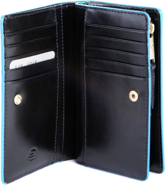 Кошелек женский Piquadro Blue Square PD6661B2R/N черный натур.кожа