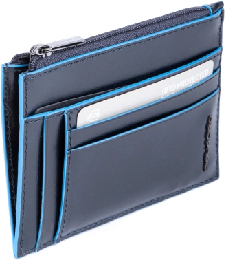 Кошелек мужской Piquadro Blue Square PP6854B2R/BLU2 синий натур.кожа