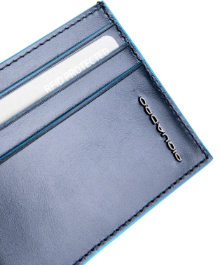 Кошелек мужской Piquadro Blue Square PP6855B2R/BLU2 синий натур.кожа
