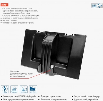 Газонокосилка роторная Hyundai LE 4620S