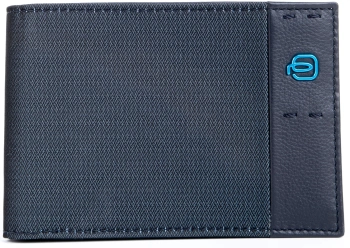 Кошелек мужской Piquadro Pulse PU1392P16/CHEVBLU синий натур.кожа/ткань