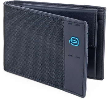 Кошелек мужской Piquadro Pulse PU1392P16/CHEVBLU синий натур.кожа/ткань