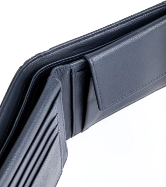 Кошелек мужской Piquadro Pulse PU1392P16/CHEVBLU синий натур.кожа/ткань