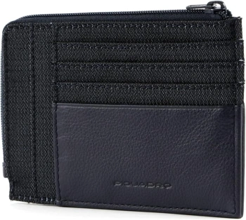 Чехол для кредитных карт Piquadro Pulse PU1243P16/CHEVBLU синий натур.кожа/ткань