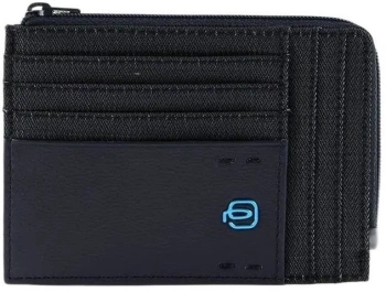 Чехол для кредитных карт Piquadro Pulse PU1243P16/CHEVBLU синий натур.кожа/ткань