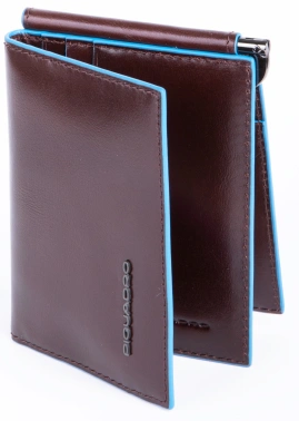 Портмоне Piquadro Blue Square PU3890B2R/MO коричневый натур.кожа