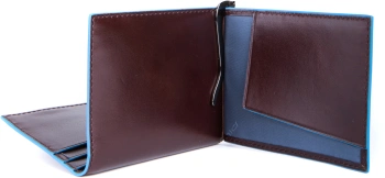 Портмоне Piquadro Blue Square PU3890B2R/MO коричневый натур.кожа