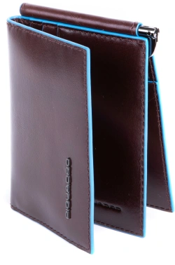 Портмоне Piquadro Blue Square PU3890B2R/MO коричневый натур.кожа