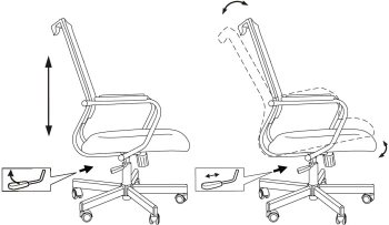 Кресло руководителя Бюрократ  CH Balance