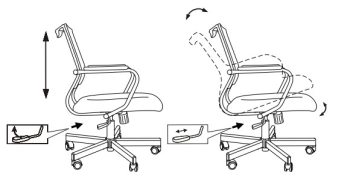 Кресло Бюрократ  CH Balance-Low